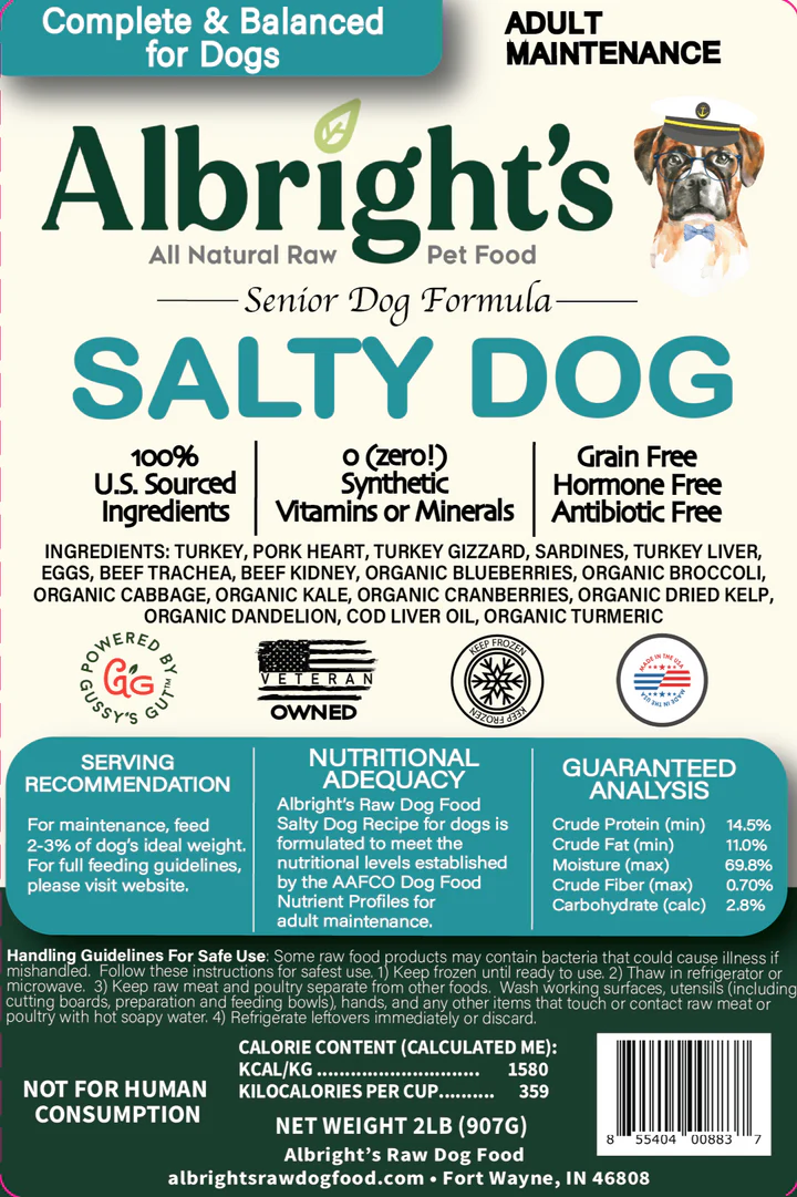 Albright's Salty Dog (Senior blend)